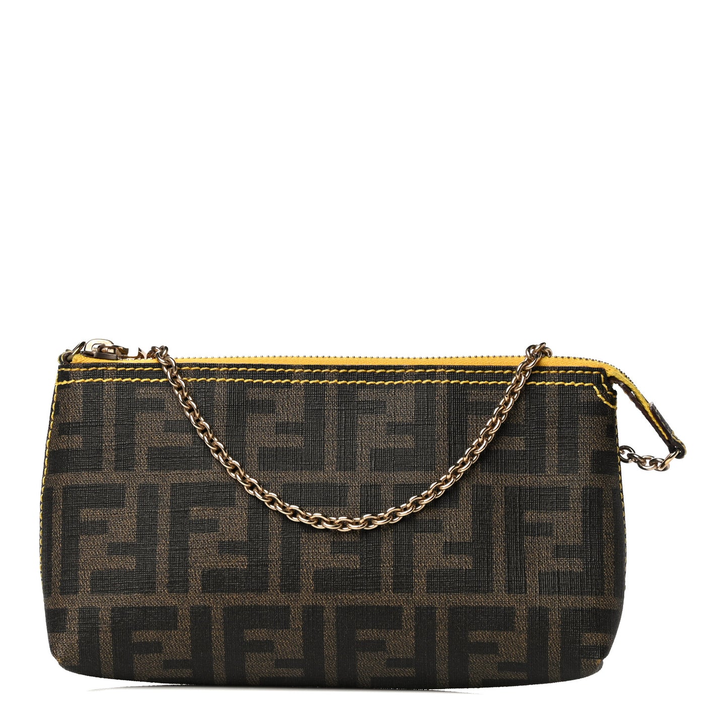 Zucca Spalmati Pochette Tobacco Giallo