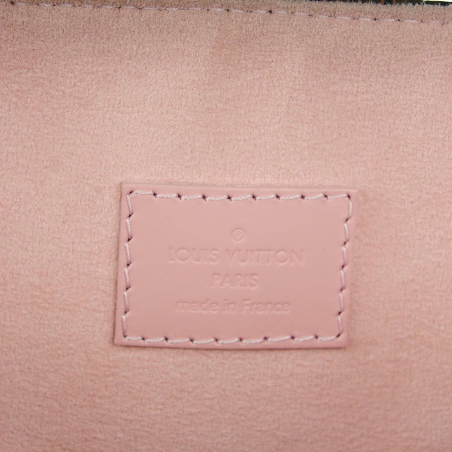Damier Ebene Caissa Hobo Rose Ballerine