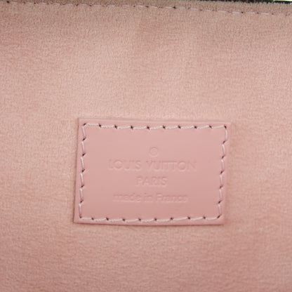 Louis Vuitton Damier Ebene Caissa Hobo Rose Ballerine 7 of 8