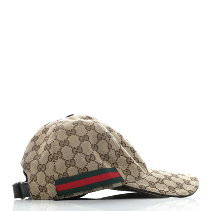 Gucci Monogram Web Baseball Hat L Beige Cocoa 5 of 11