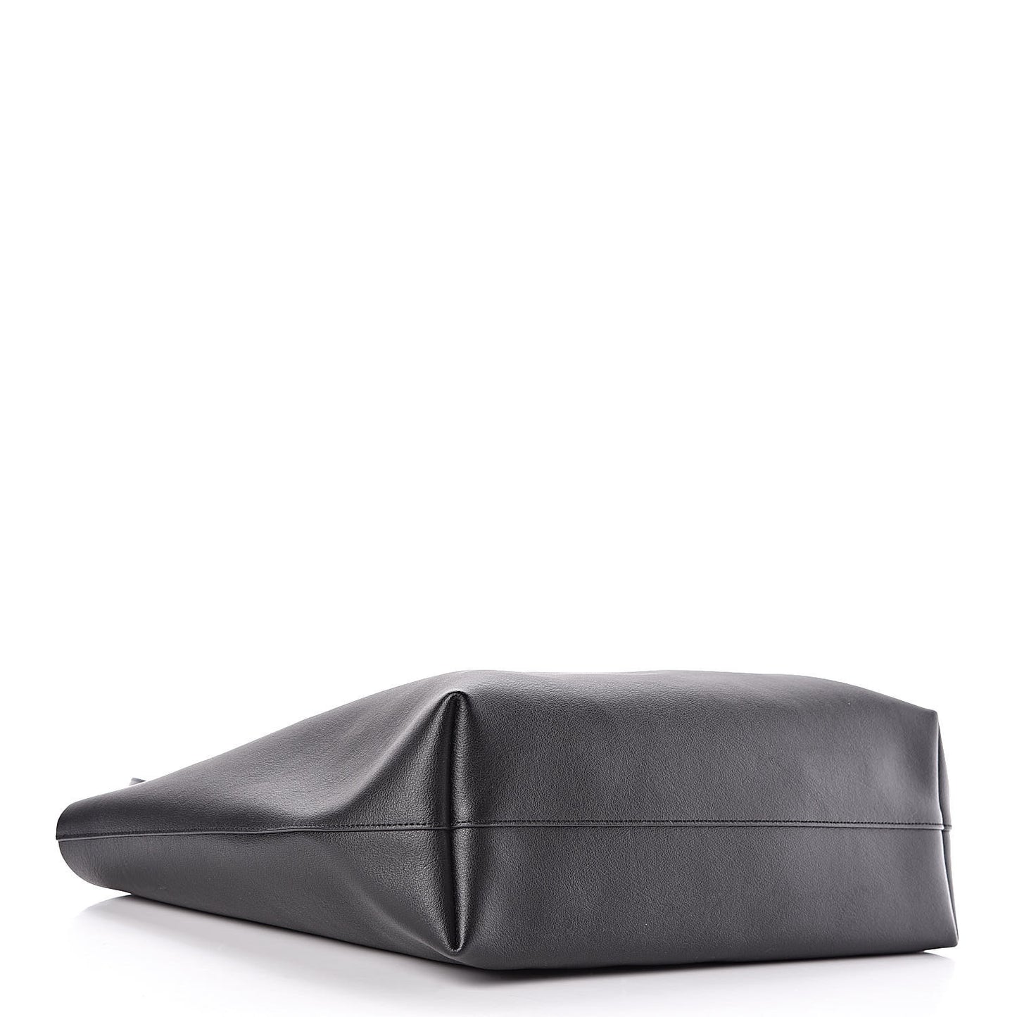 Calfskin Large Shopping Tote Black