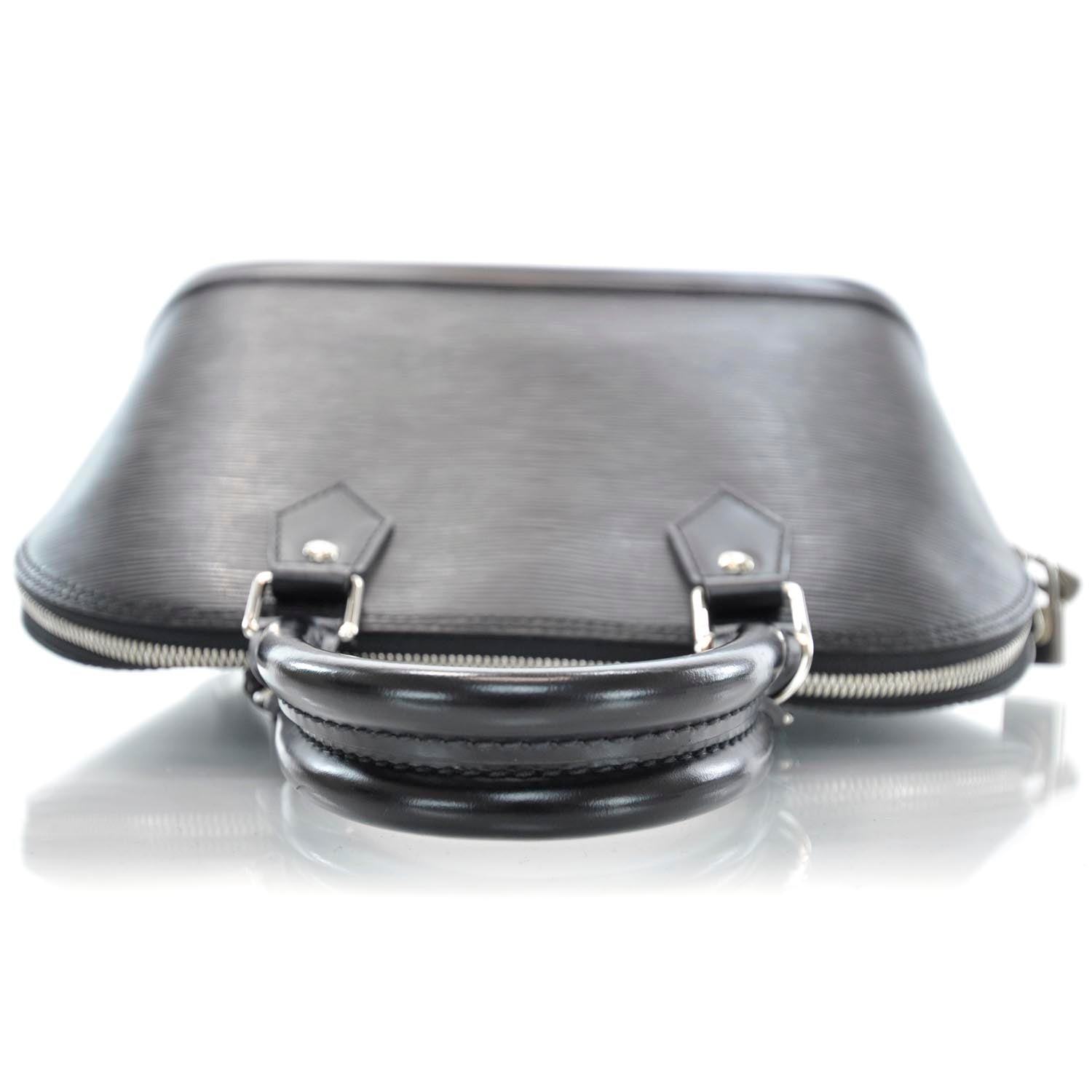 Louis Vuitton Epi Alma Black 7 of 10
