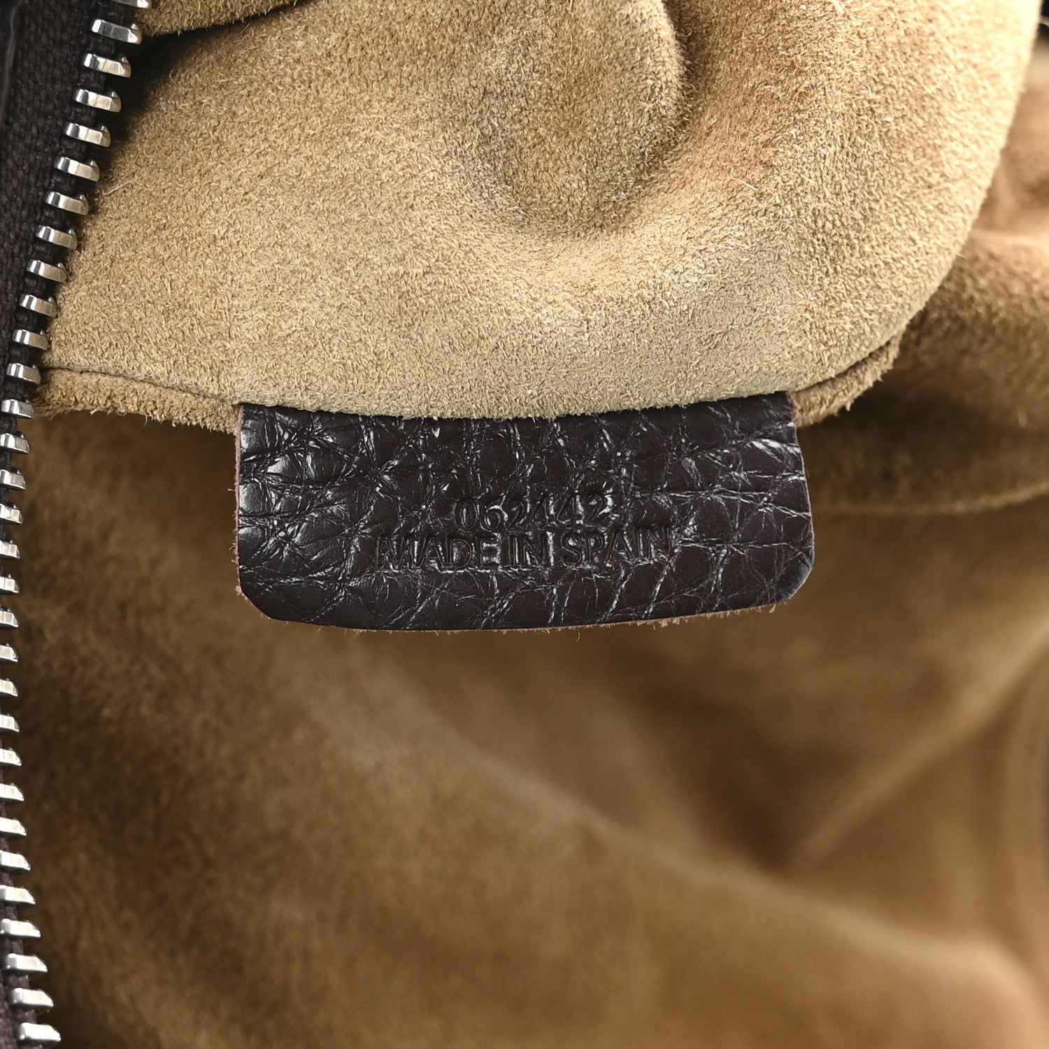 Loewe Calfskin Jacquard Crossbody Bag Brown 7 of 11