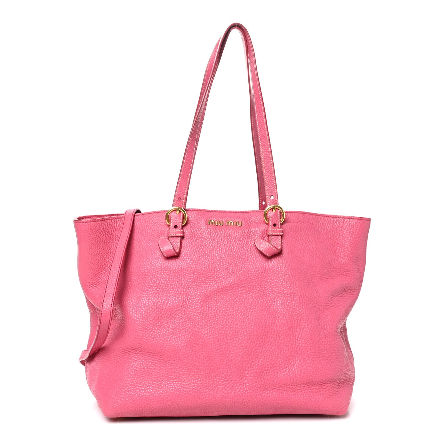 Vitello Daino Shopping Tote Peonia