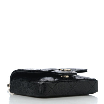 Chanel Caviar Quilted Mini Chain Belt Bag Black 4 of 12