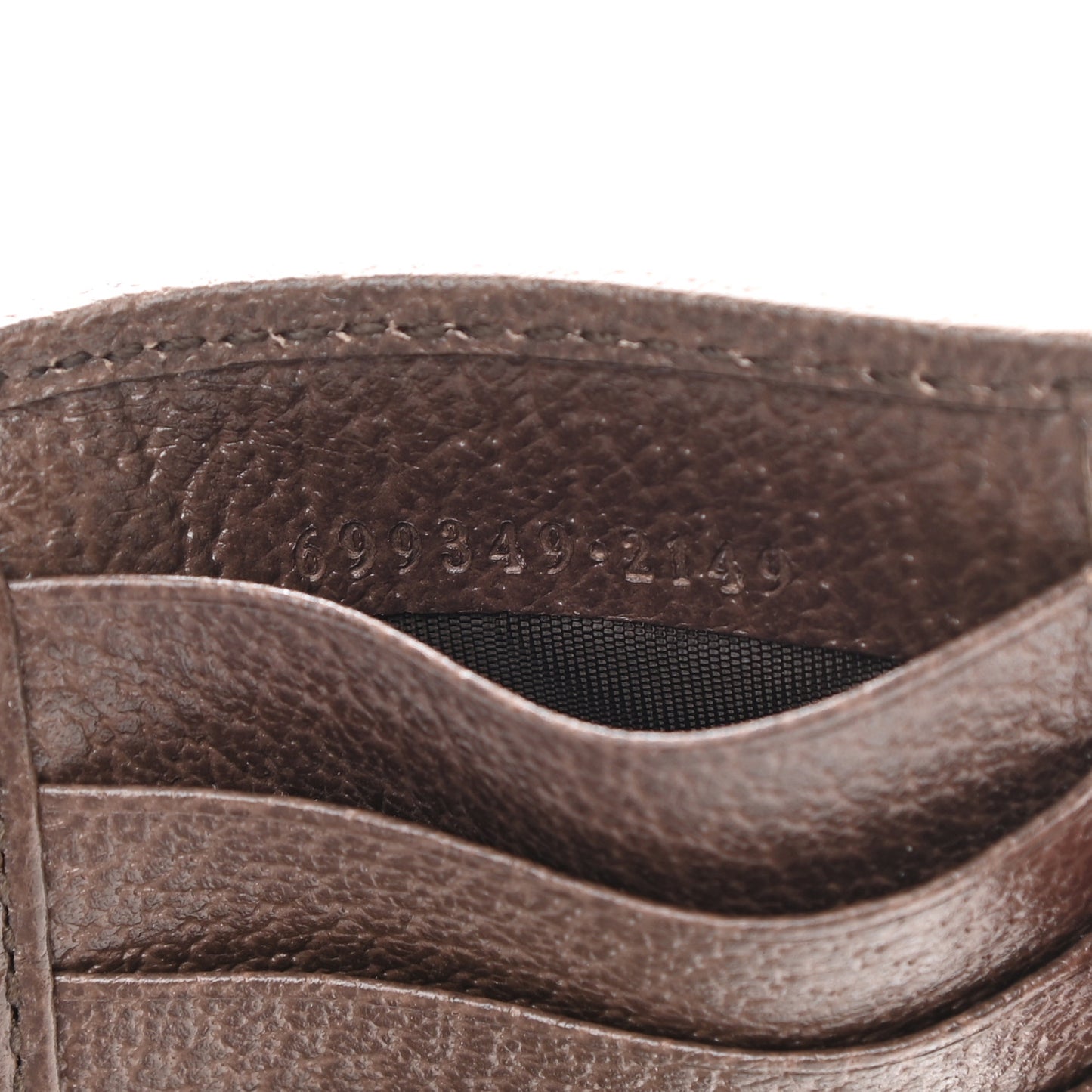 GG Supreme Monogram Web Ophidia Coin Case Brown