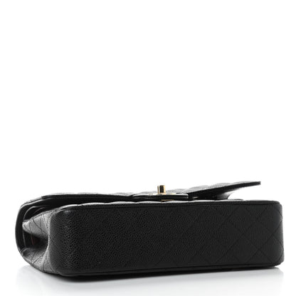 Chanel Caviar Quilted Medium Double Flap Black 7 of 17