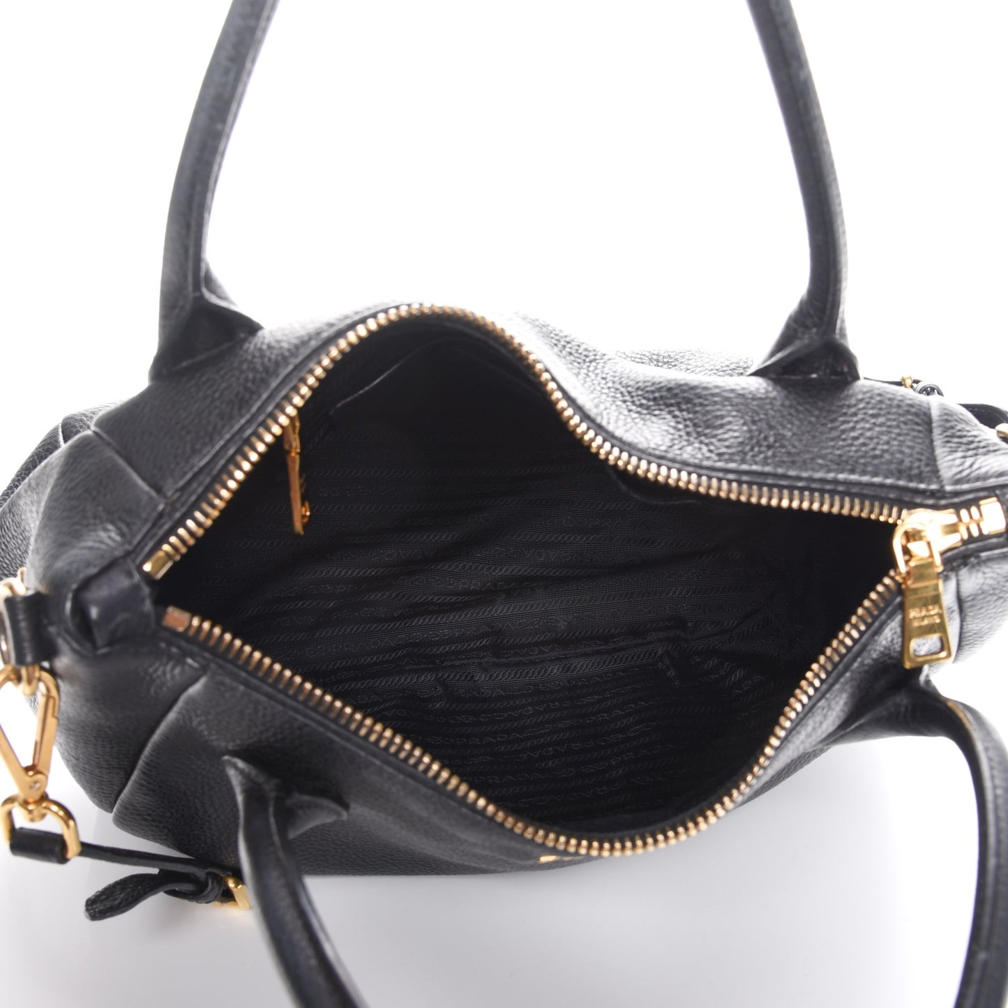 Vitello Daino Tote Nero Black