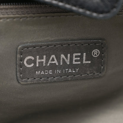 Chanel Lambskin Square Stitched Lax Large Tote Black 6 of 14