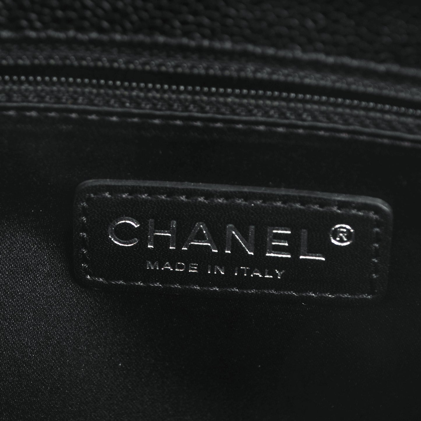 Caviar Quilted Grand Shopping Tote GST Black