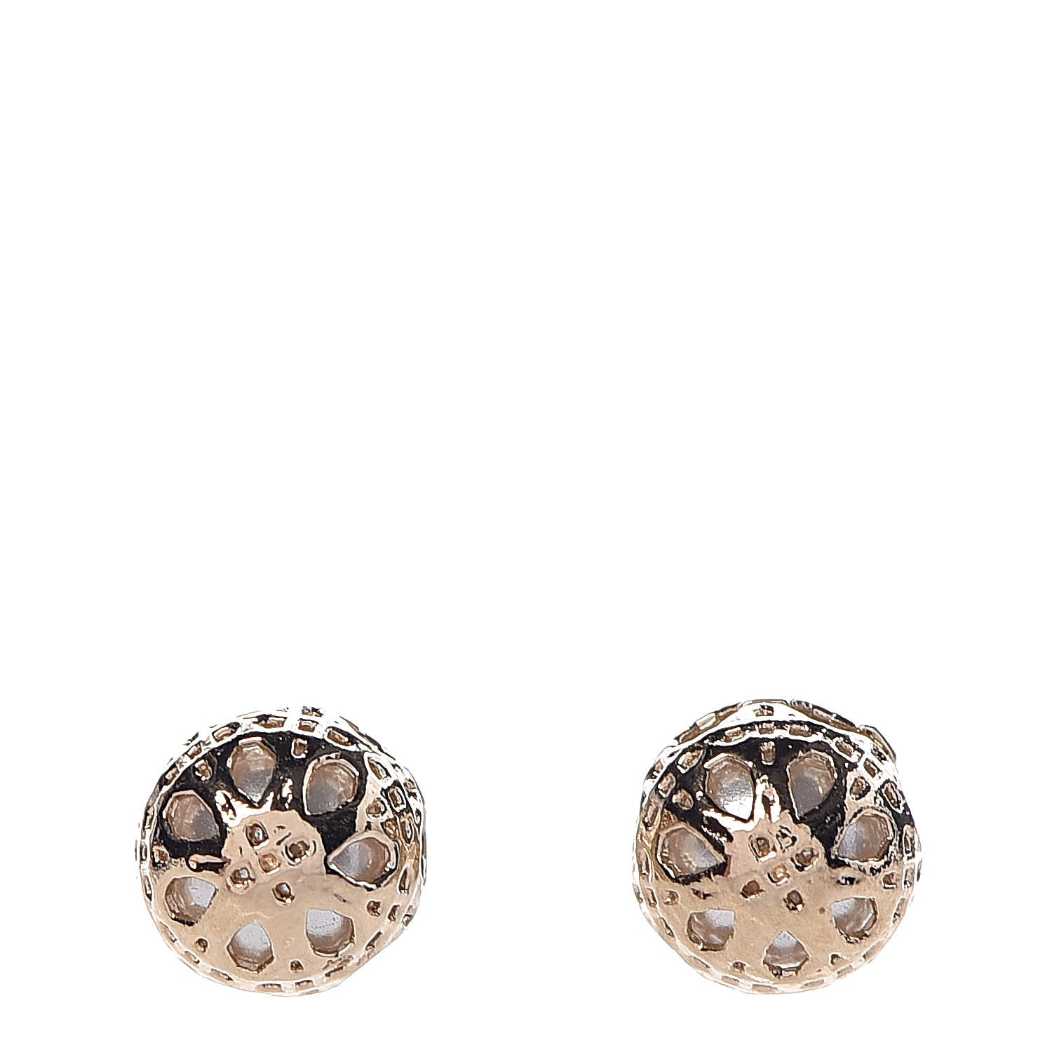 Christian Dior Pearl Secret Cannage Mise En Dior Tribales Earrings Gold 1 of 3