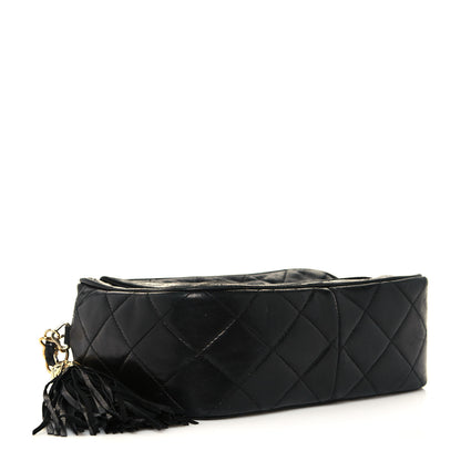 Chanel Lambskin Quilted Tassel Camera Case Black 4 of 18