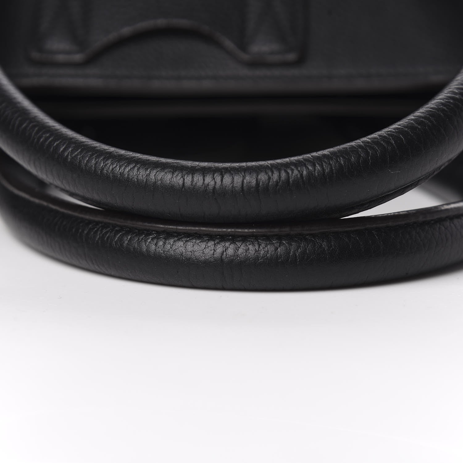 Celine Drummed Calfskin Mini Luggage Black 12 of 13