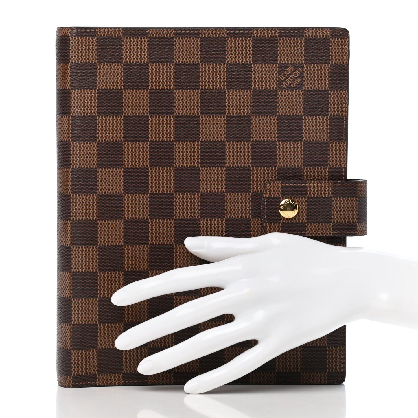 Damier Ebene Large Ring Agenda Cover