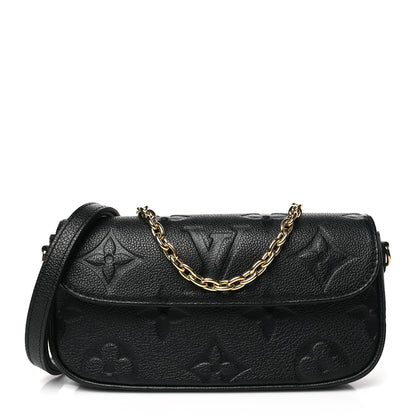 Louis Vuitton Empreinte Monogram Giant Ivy Wallet On Chain Black 1 of 9