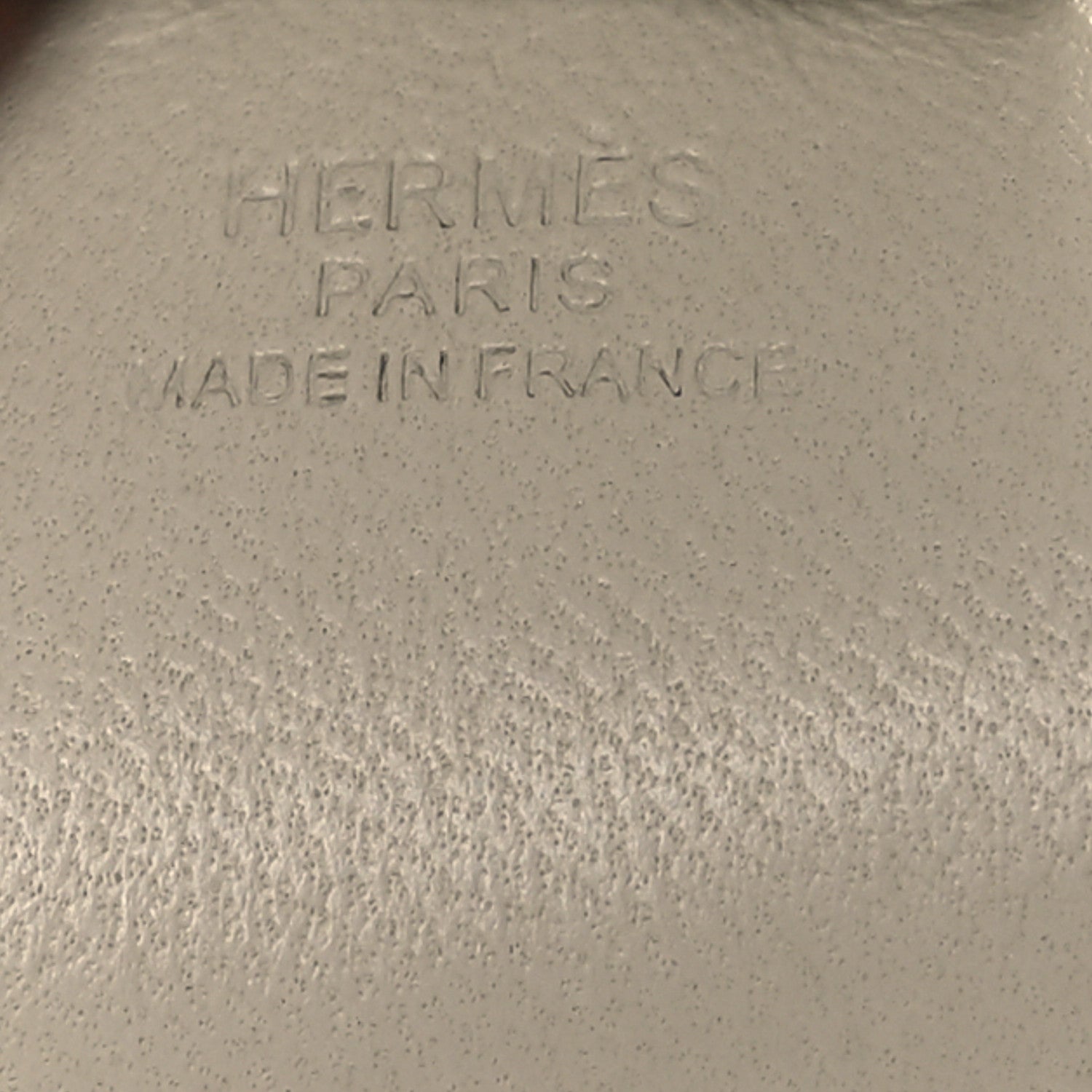 Hermes Milo Lambskin Rodeo Horse Bag Charm PM Craie 3 of 5