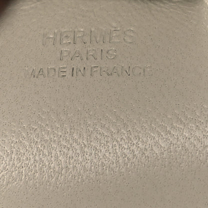 Hermes Milo Lambskin Rodeo Horse Bag Charm PM Craie 3 of 5