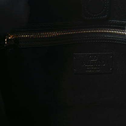 Valentino Garavani Calfskin Vlogo Medium Antibes Tote Black 6 of 9