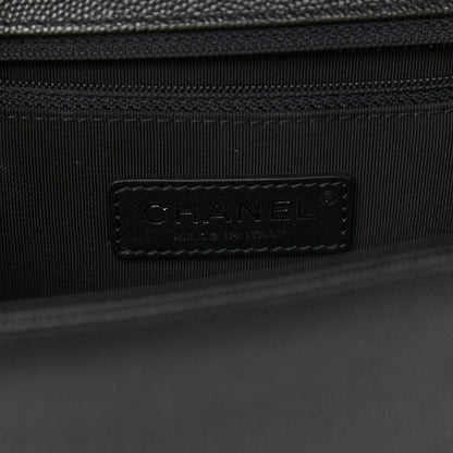 Chanel Caviar Quilted New Medium Boy Flap Black 7 of 11