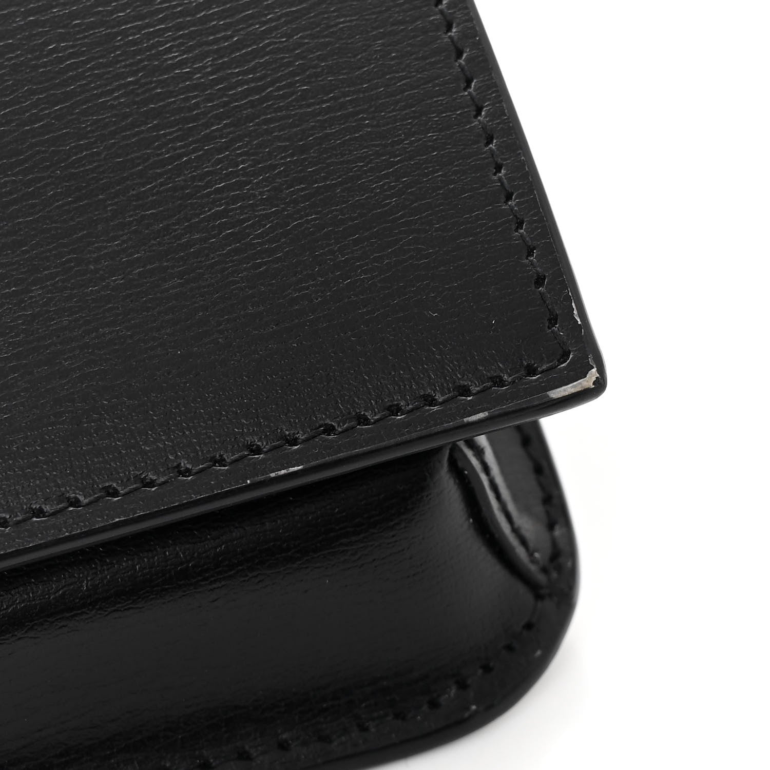 Saint Laurent Smooth Calfskin Monogram Phone Holder Crossbody Black 12 of 12