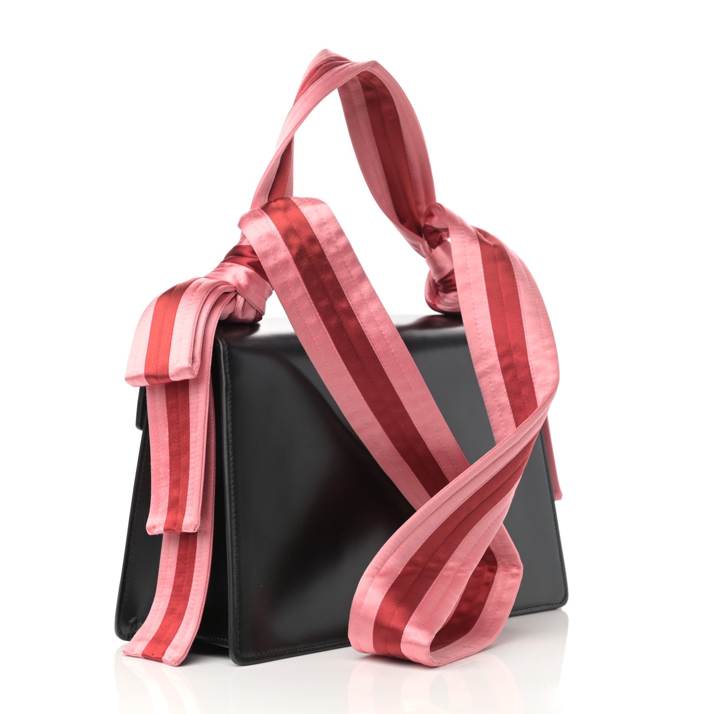 Calfskin Naga Dragon Small Shoulder Bag Black