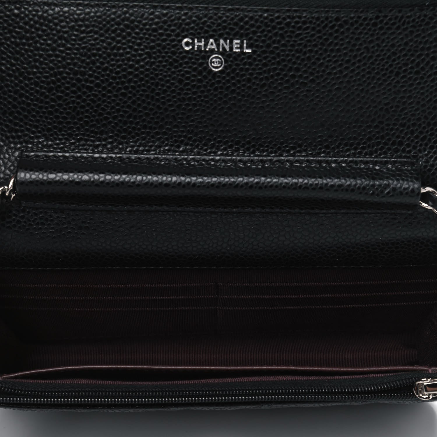 Chanel Caviar Quilted Wallet On Chain WOC Black 4 of 4