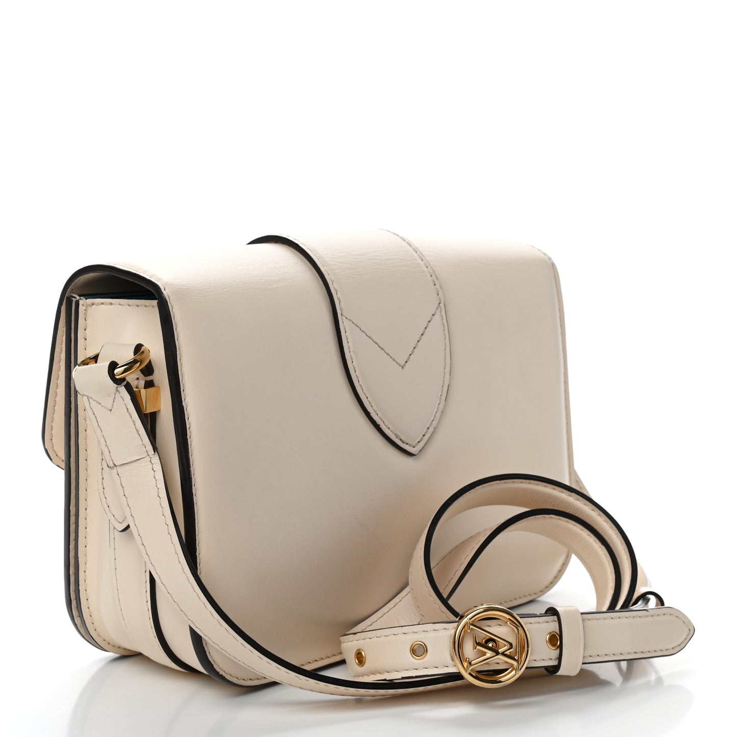 Smooth Calfskin LV Pont 9 Cream
