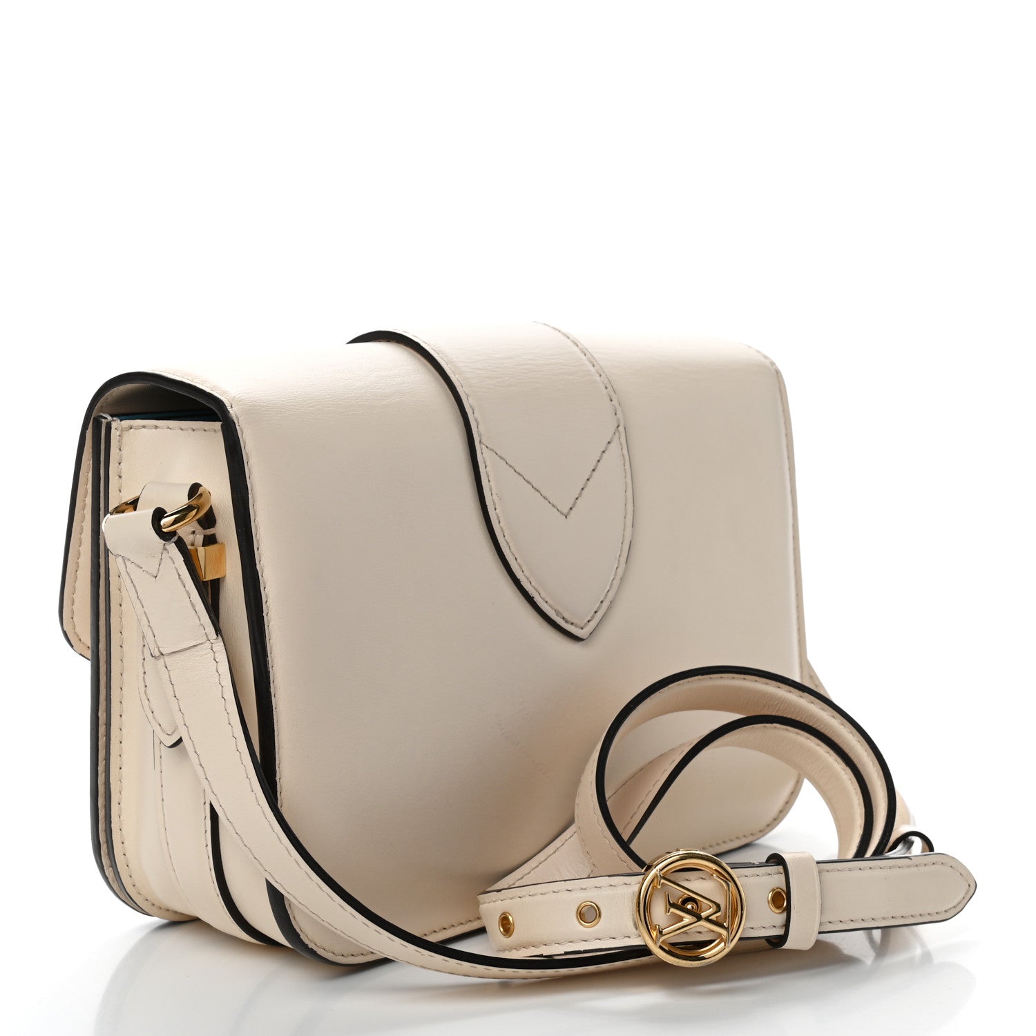 Louis Vuitton Smooth Calfskin LV Pont 9 Cream 3 of 12