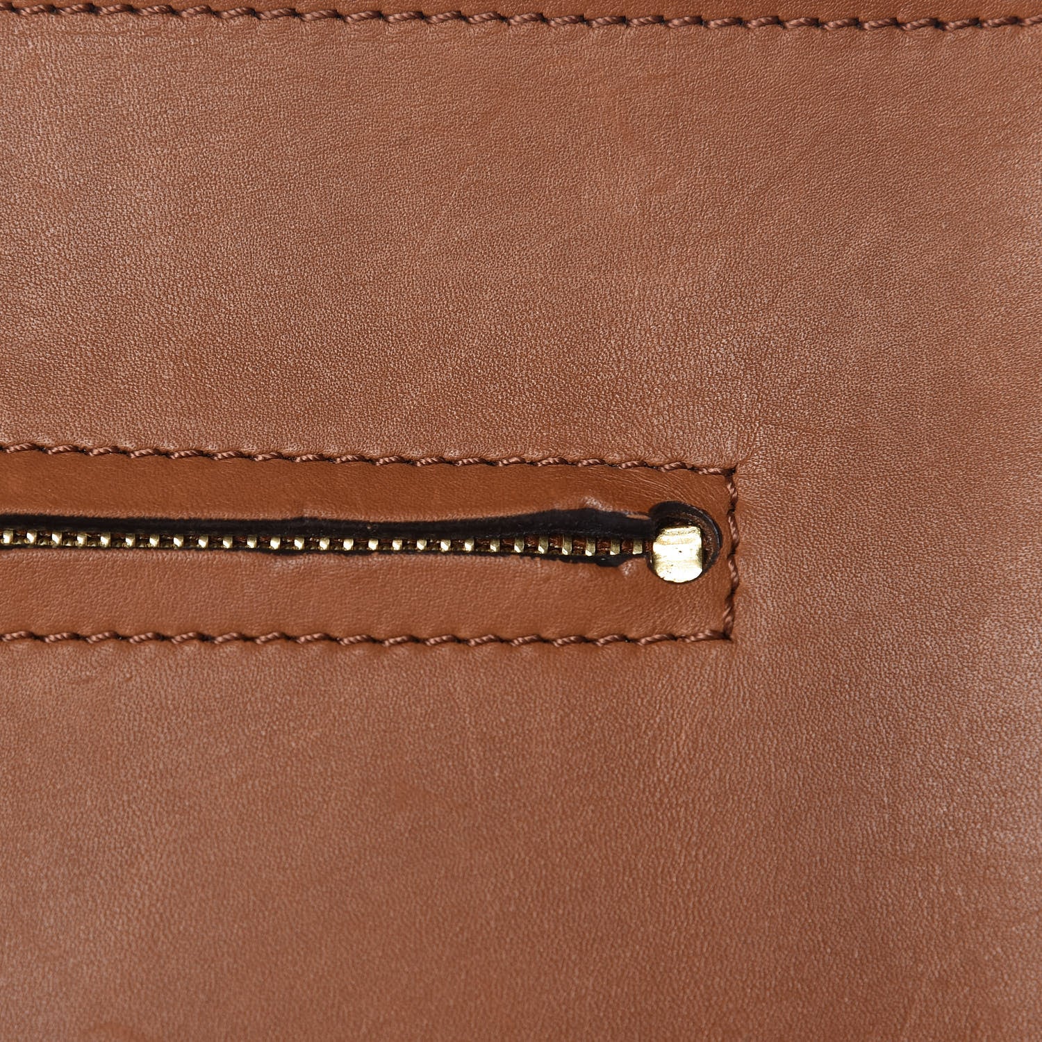 Celine Natural Calfskin Suede Medium Trapeze Tan 10 of 28