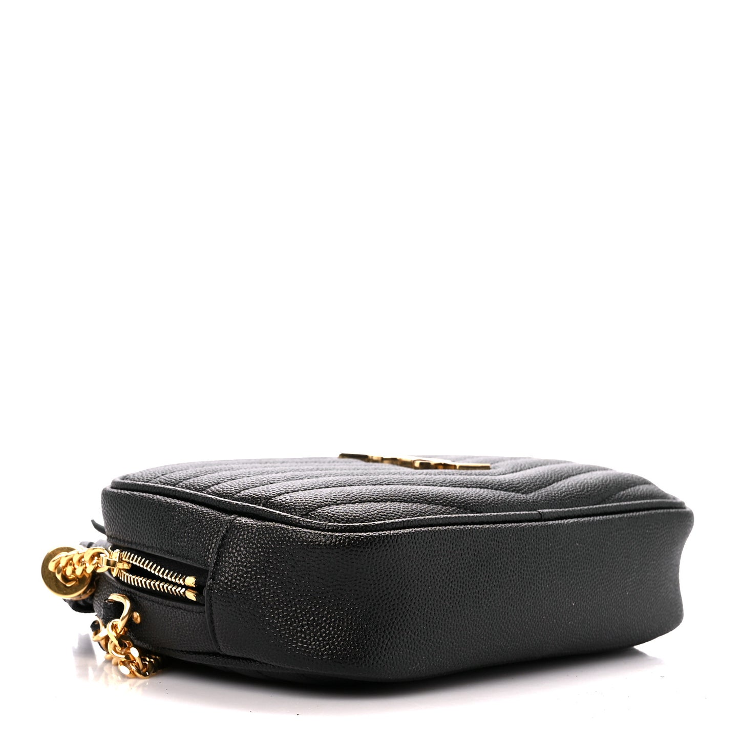 Grain De Poudre Matelasse Monogram Mini Lou Camera Bag Black