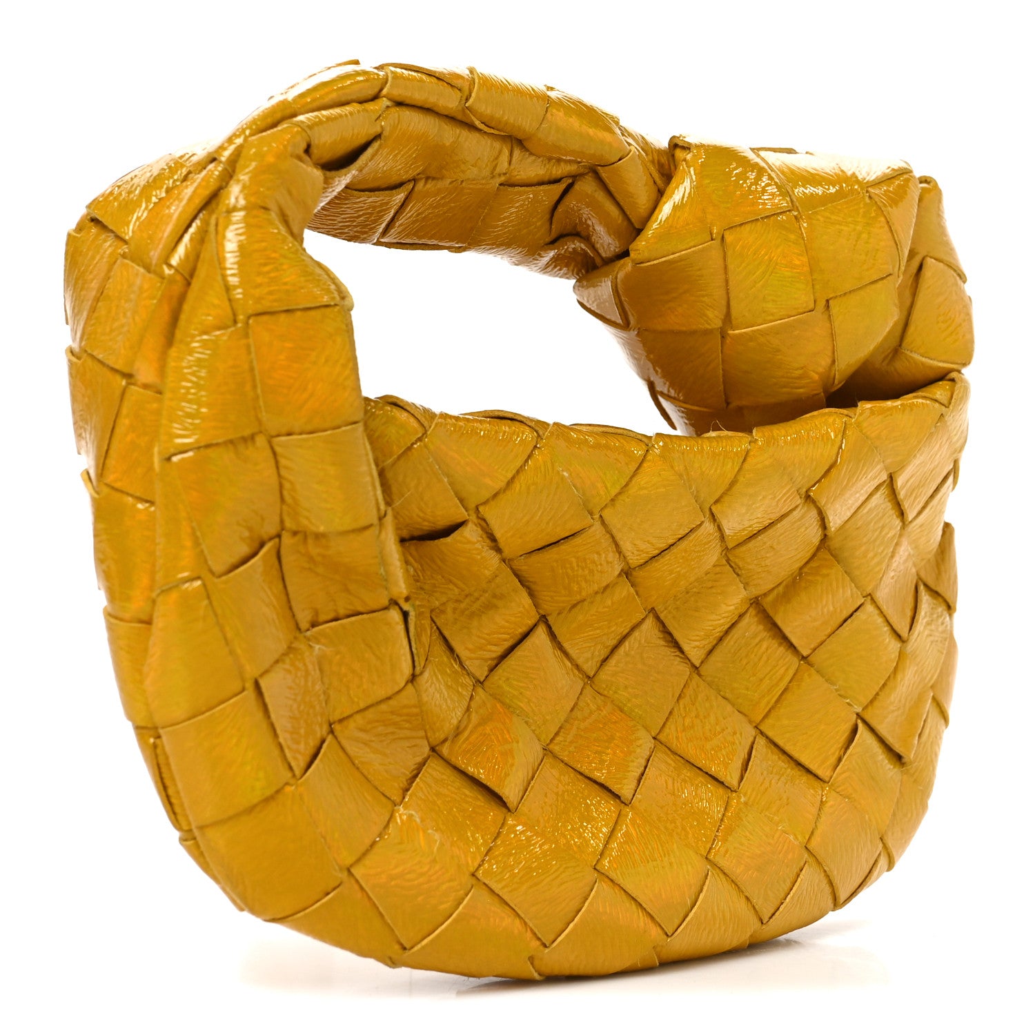 Bottega Veneta Textured Deerskin Intrecciato Candy Jodie Yellow 4 of 12