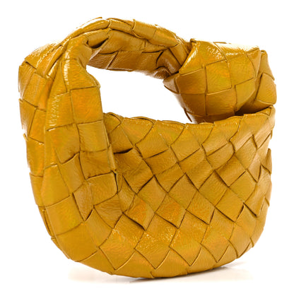 Bottega Veneta Textured Deerskin Intrecciato Candy Jodie Yellow 4 of 12