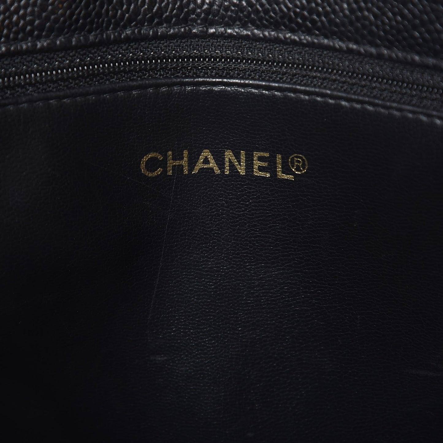 Caviar CC Shoulder Bag Black