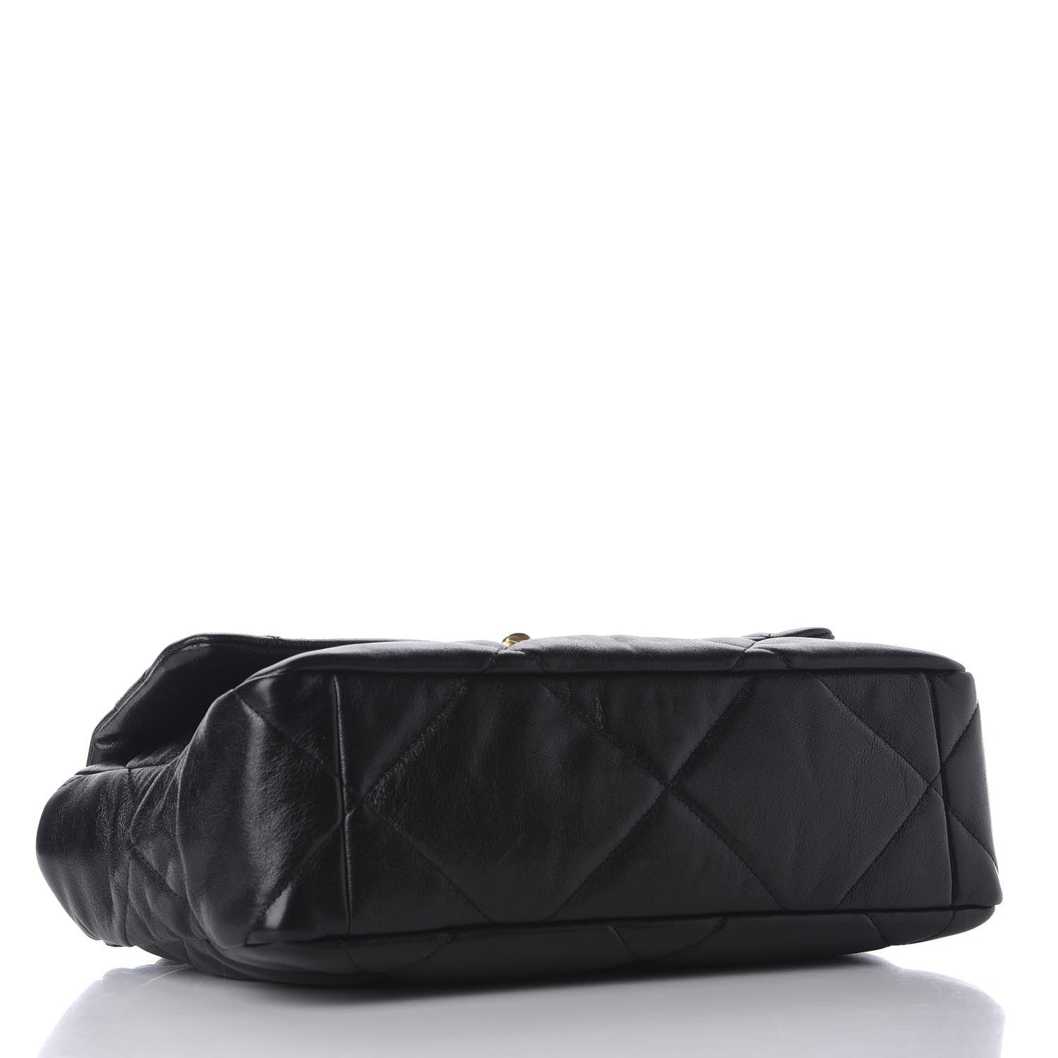 Chanel Lambskin Quilted Large 19 Flap Black 3 of 10