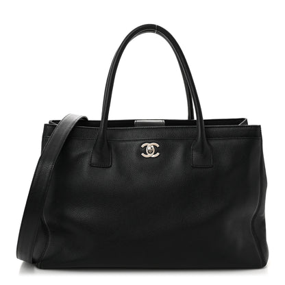 Chanel Calfskin Cerf Executive Shopper Tote Black 1 of 11