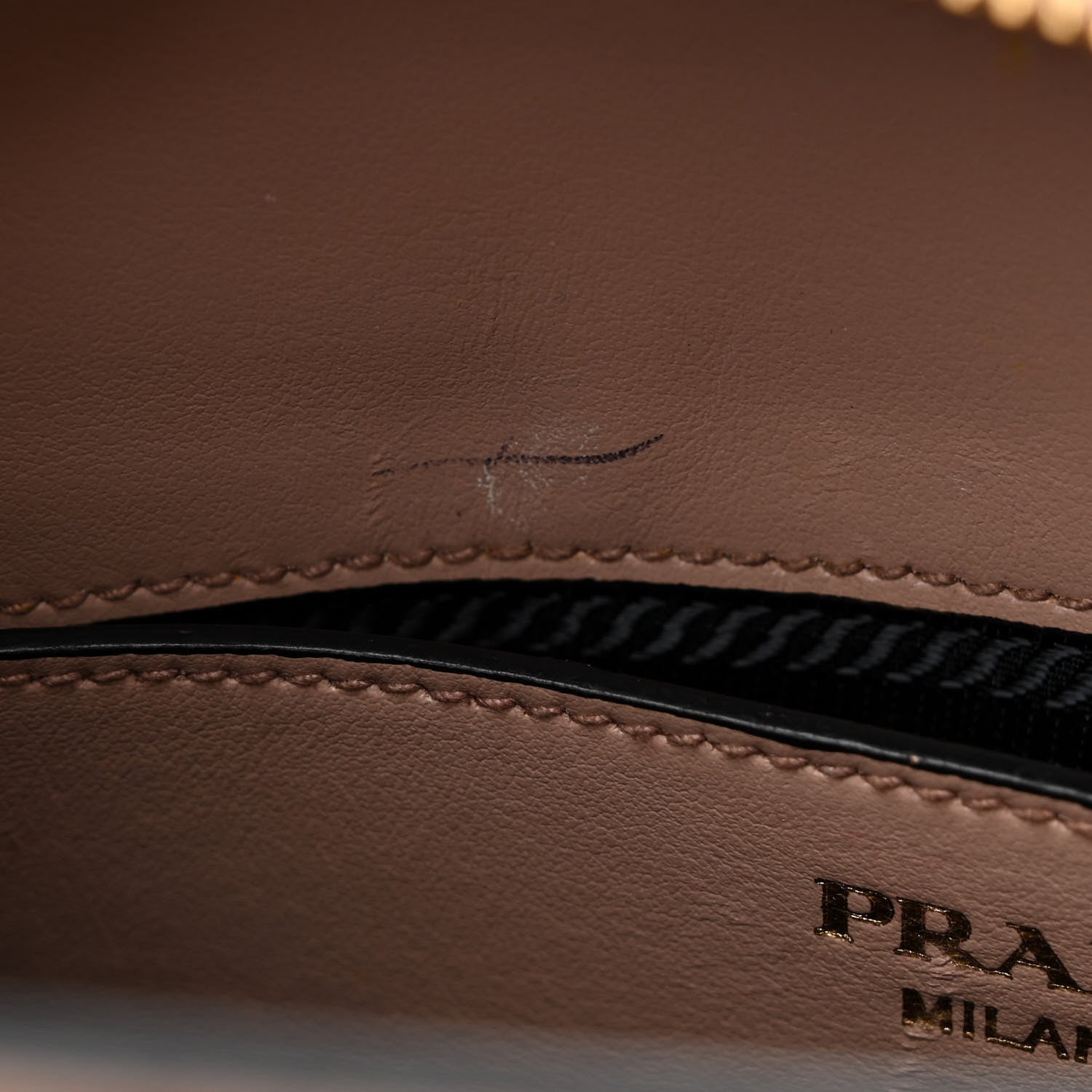 Prada Saffiano City Calfskin Esplanade Crossbody Bag Cipria 11 of 11