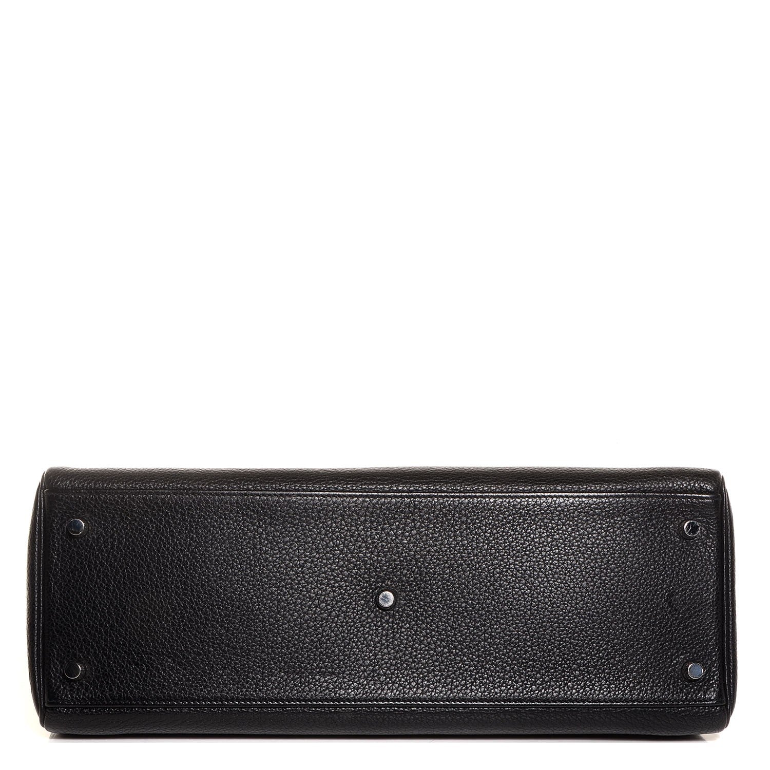 Hermes Taurillon Clemence Shoulder Kelly 40 Black 20 of 23