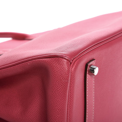 Hermes Epsom Candy Birkin 35 Rose Tyrien Rubis 40 of 41