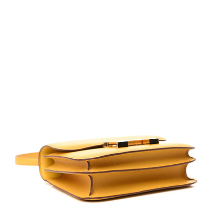 Hermes Epsom Constance 18 Jaune Ambre 4 of 10