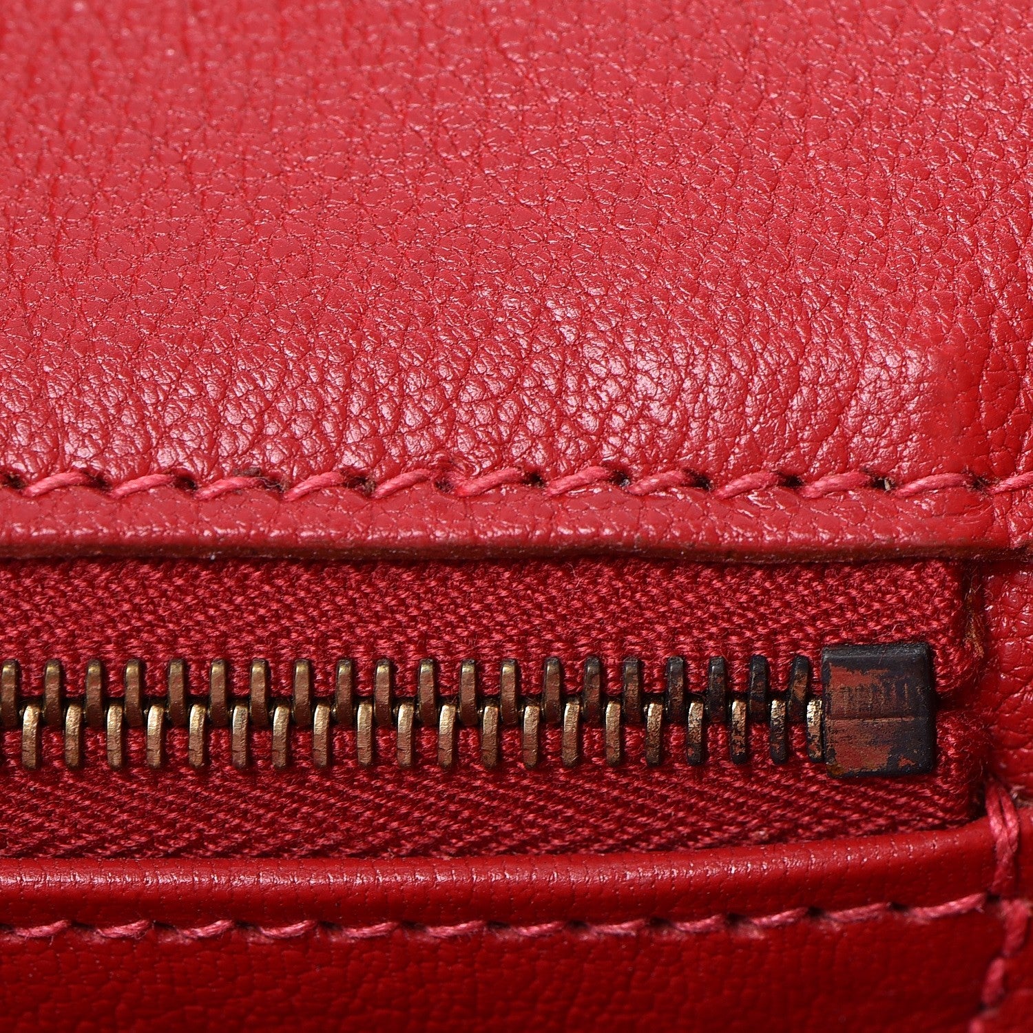 Hermes Taurillon Clemence Birkin 40 Rouge Casaque 20 of 46