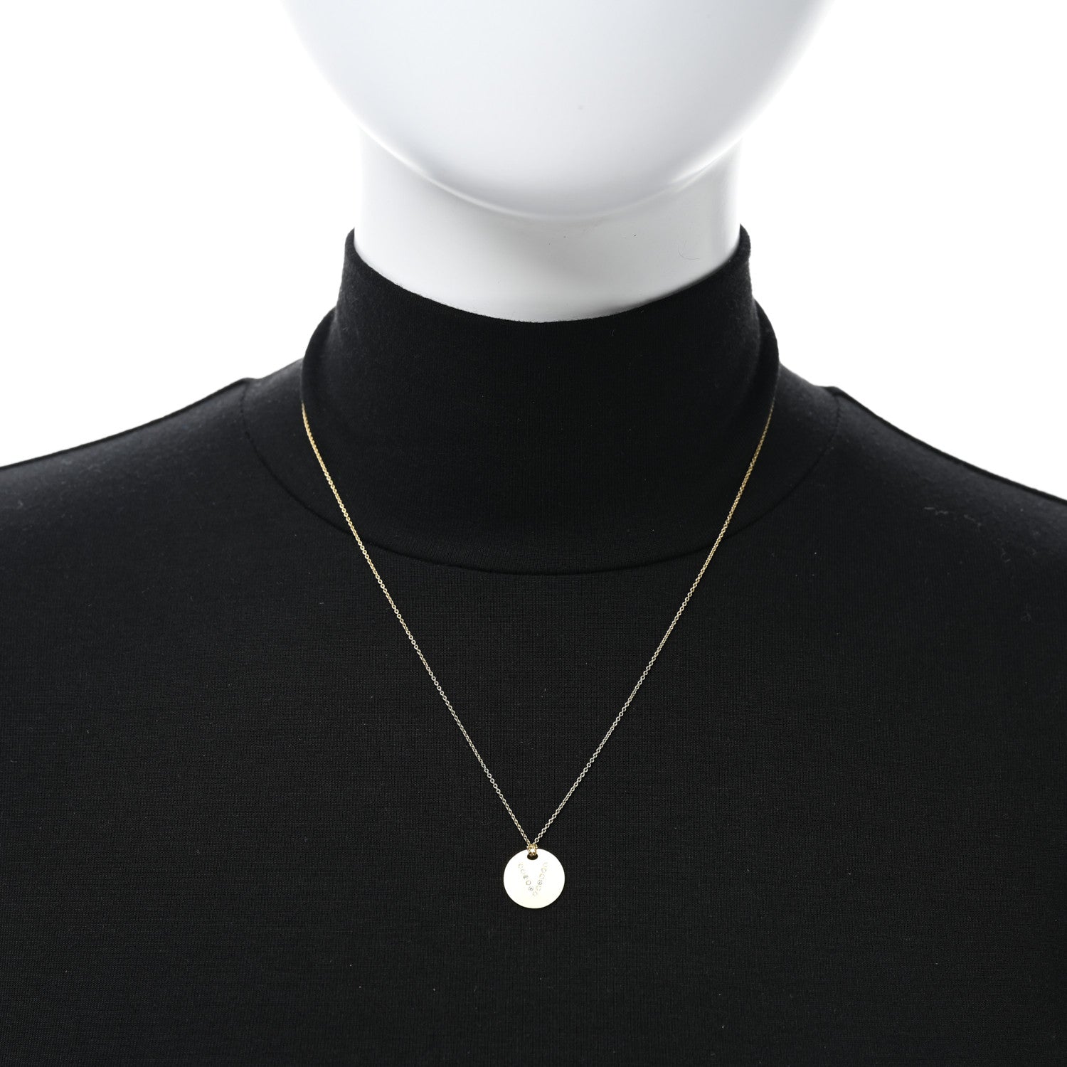 Roberto Coin 18K Yellow Gold Diamond Tiny Treasures Initial V Pendant Necklace 3 of 5
