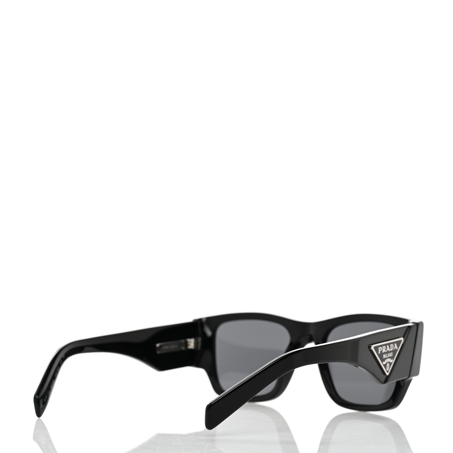 Prada Acetate Symbole Sunglasses SPR 10Z Black 4 of 9