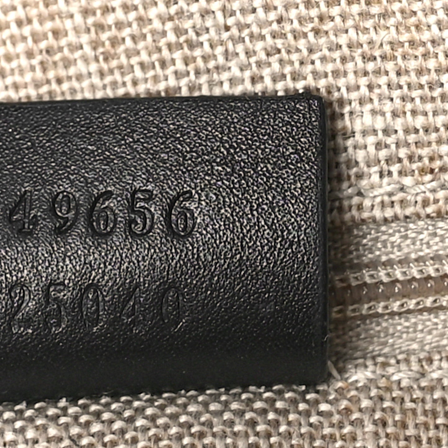 Soft Microguccissima Small Zippered Satchel Black