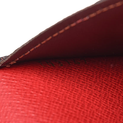 Louis Vuitton Damier Ebene Josephine Wallet Red 8 of 9
