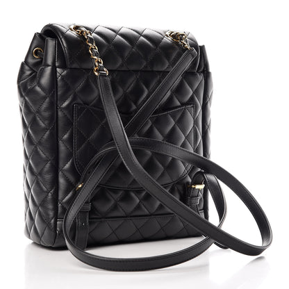 Chanel Lambskin Quilted Small Urban Spirit Backpack Black 3 of 9