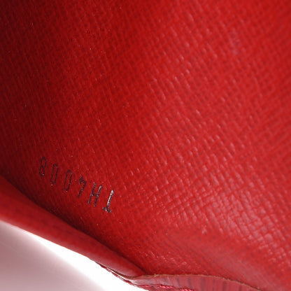 Louis Vuitton Epi Porte Tresor International Wallet Rouge 7 of 7