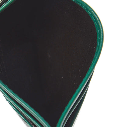 Gucci Calfskin Matelasse GG Marmont Card Holder Emerald Green 5 of 7