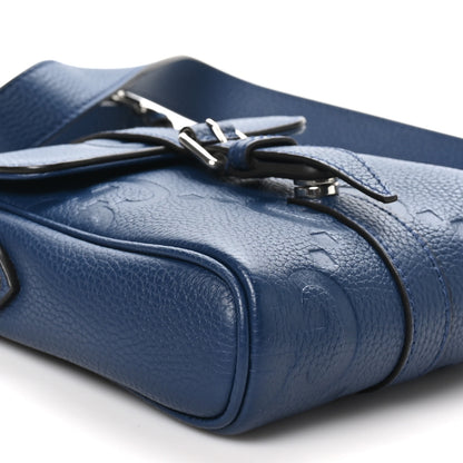 Gucci Piuma Calfskin Jumbo GG Embossed Small Messenger Bag Royale 9 of 10