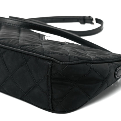 Prada Nylon Tessuto Impuntu Quilted Crossbody Bag Black 11 of 11