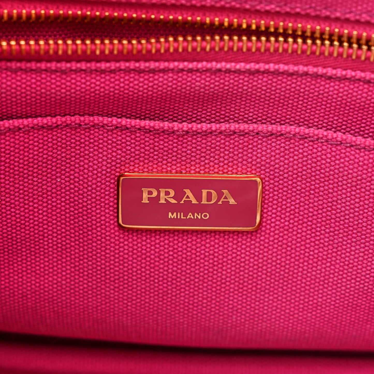 Canapa Small Logo Tote Fuxia